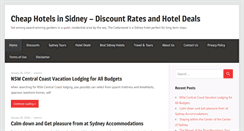 Desktop Screenshot of hotelsydney.info