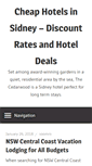 Mobile Screenshot of hotelsydney.info